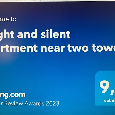 Apartment Bright And Silent Near Two Towers